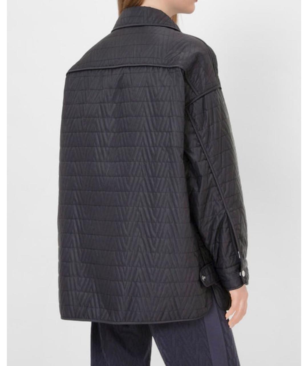 VALENTINO Черная полиэстеровая куртка, фото 2