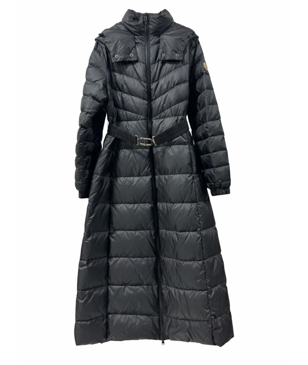 TWIN-SET Черный полиэстеровый пуховик, фото 1