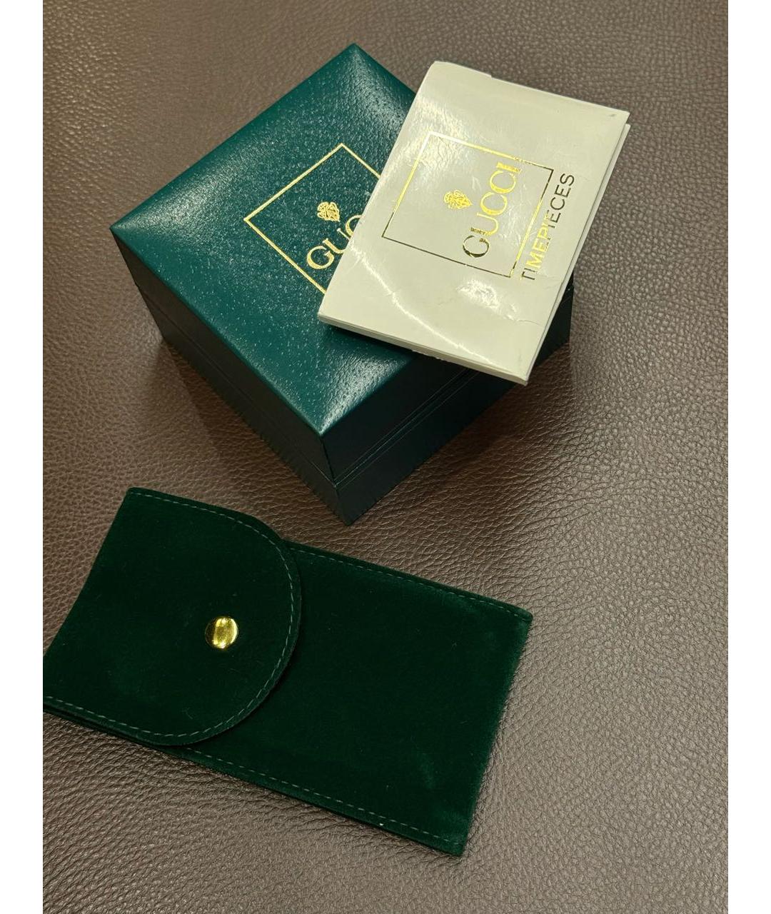 GUCCI Золотые пластиковые часы, фото 4