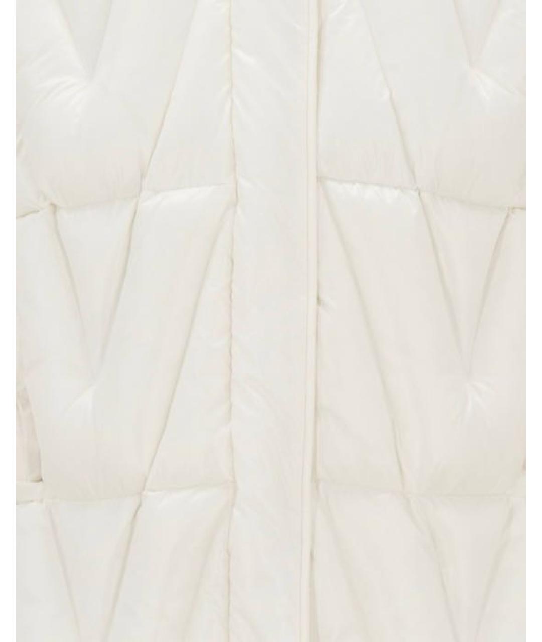 VALENTINO Белый полиамидовый пуховик, фото 4