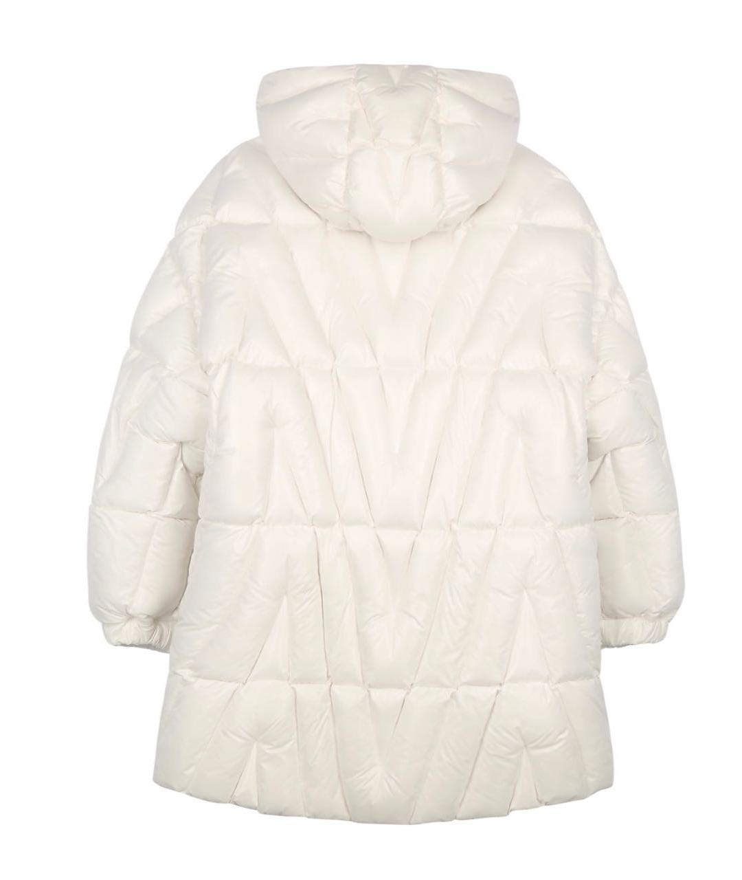 VALENTINO Белый полиамидовый пуховик, фото 2
