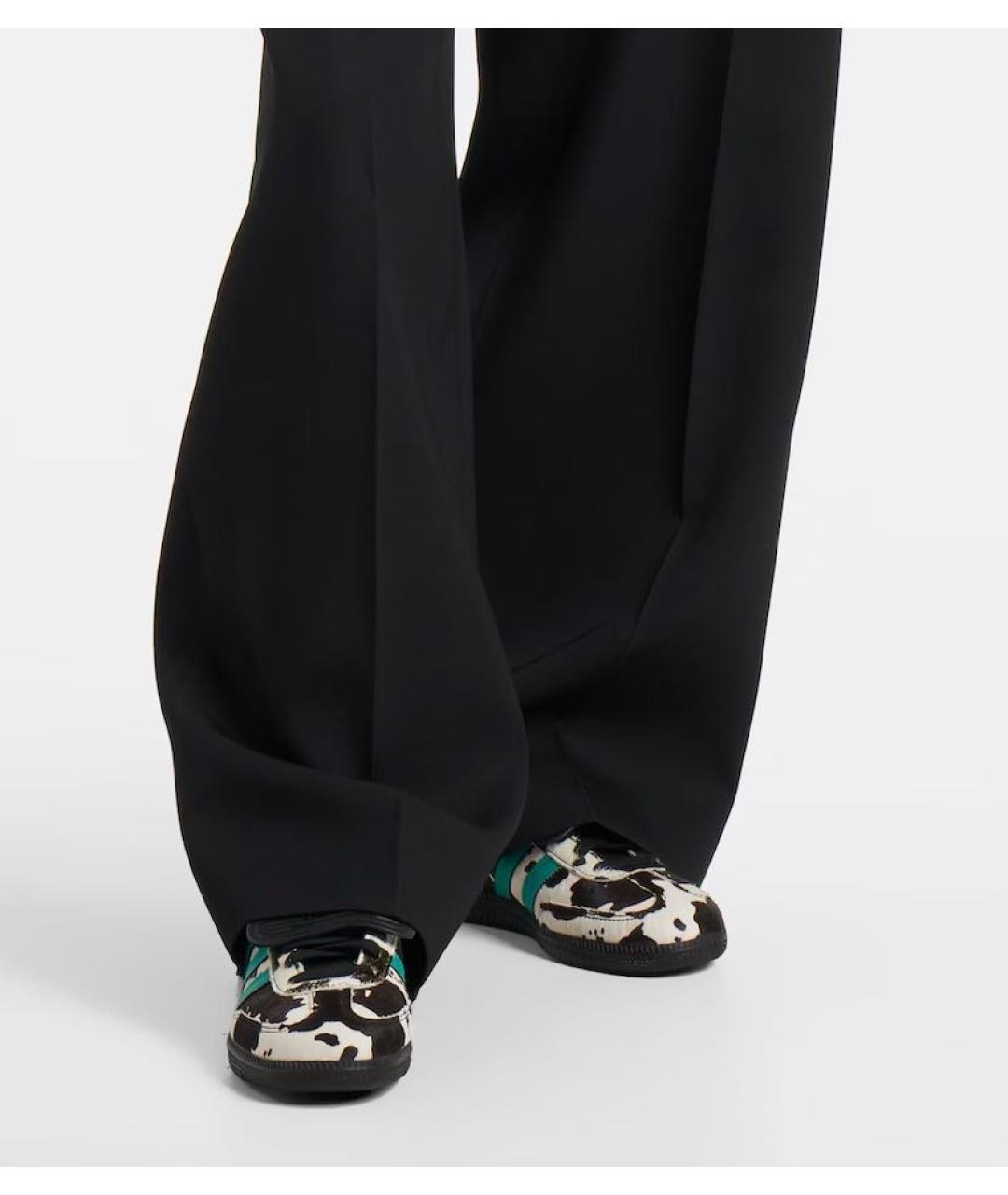 ADIDAS Черные кожаные кеды, фото 5