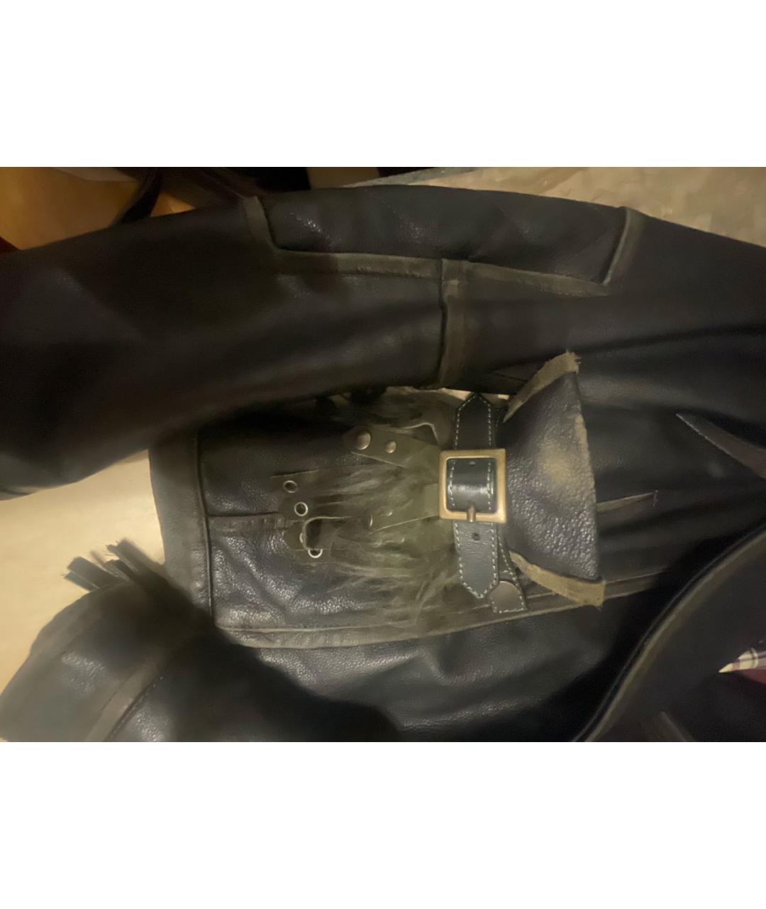 DSQUARED2 Коричневая кожаная куртка, фото 5