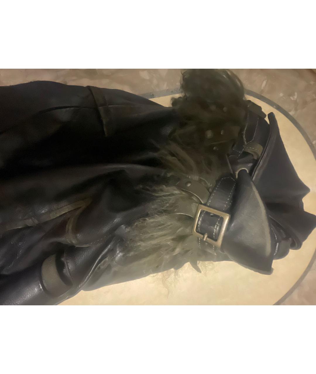 DSQUARED2 Коричневая кожаная куртка, фото 7