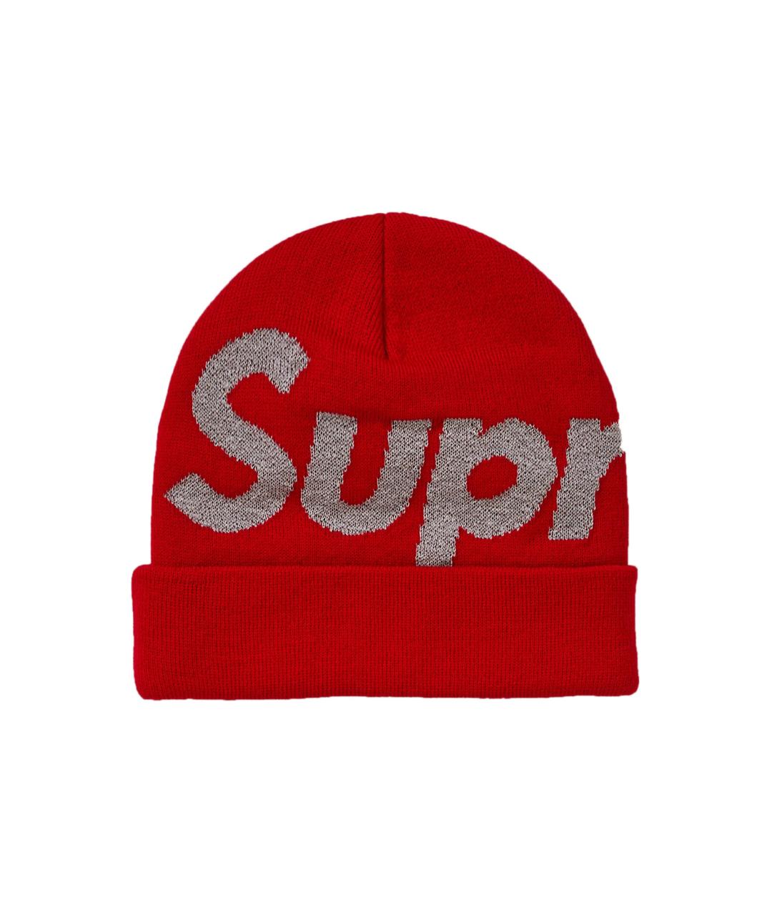 SUPREME Красная кашемировая шапка, фото 1