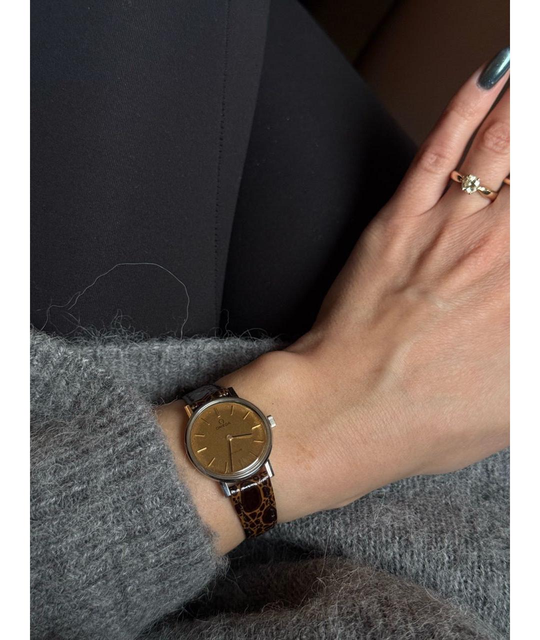 OMEGA Серебряные часы, фото 6