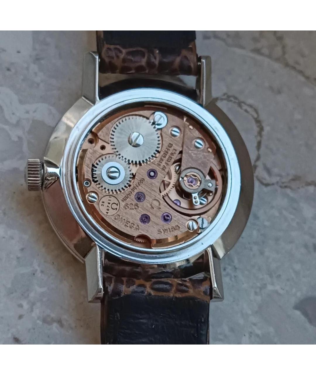 OMEGA Серебряные часы, фото 5