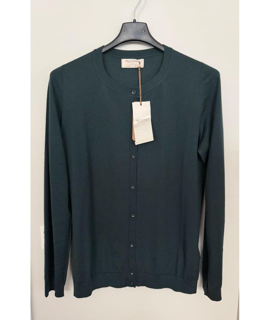 FALCONERI Зеленый кашемировый кардиган, фото 7