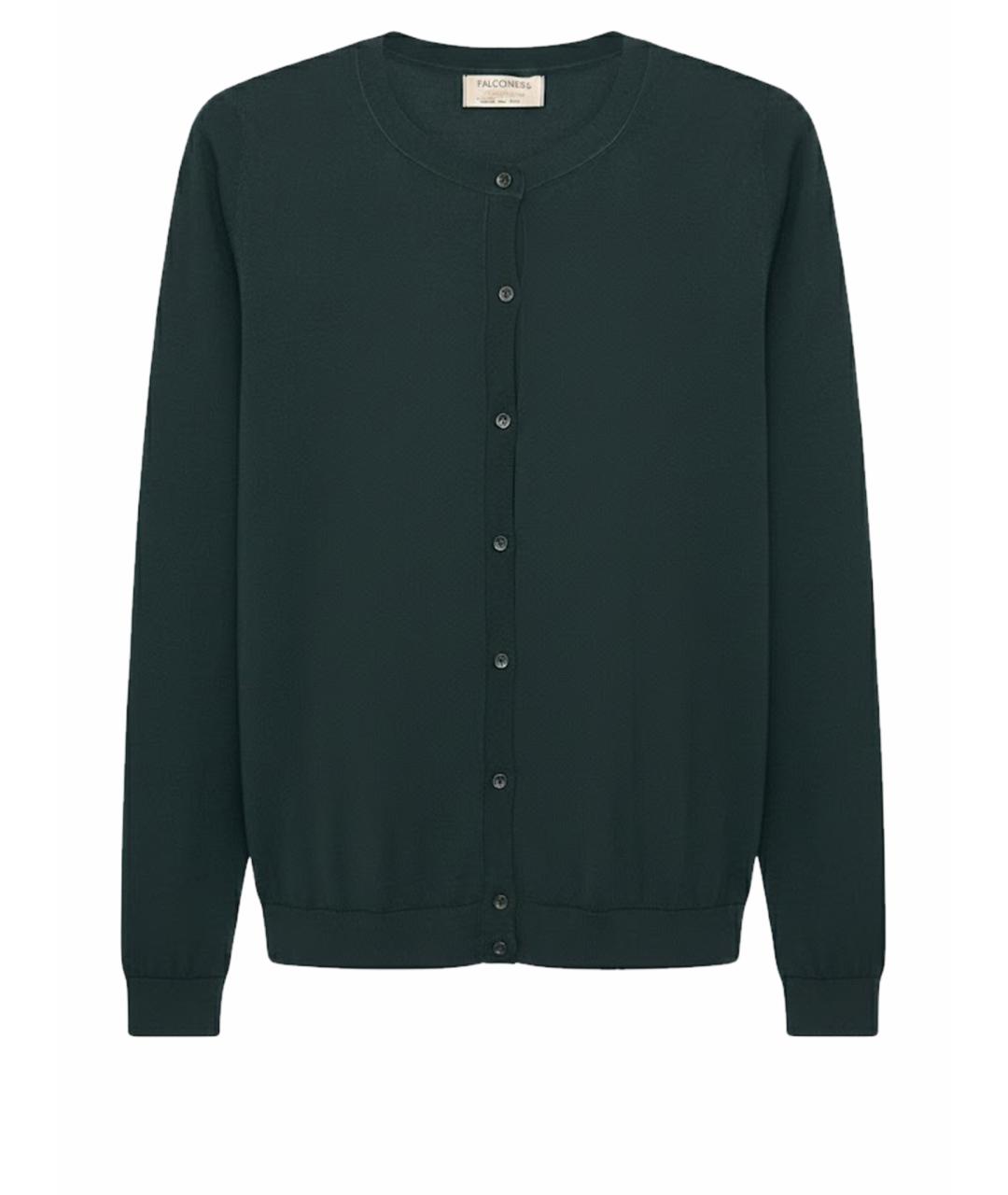 FALCONERI Зеленый кашемировый кардиган, фото 1