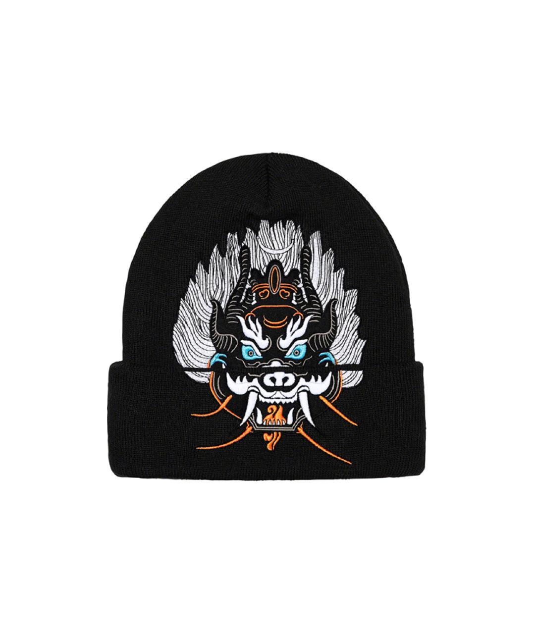 SUPREME Черная синтетическая шапка, фото 1