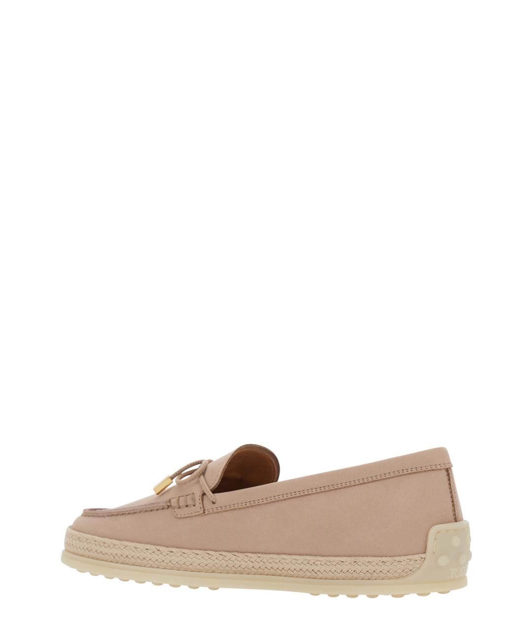 TOD'S Розовые кожаные лоферы, фото 3