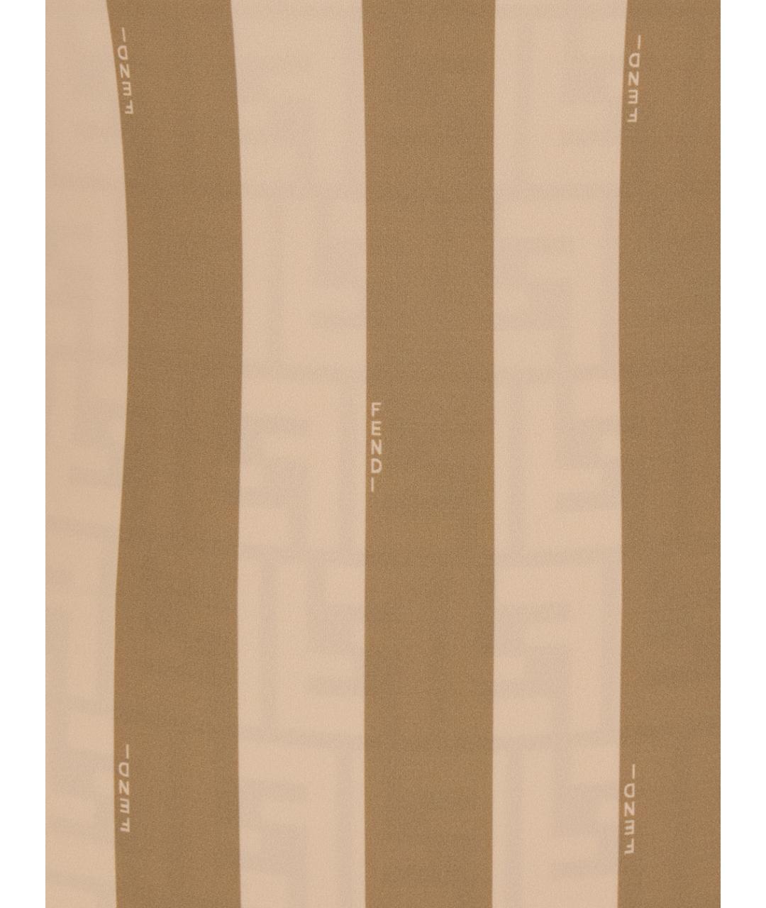 FENDI Бежевый полиамидовый купальник, фото 3
