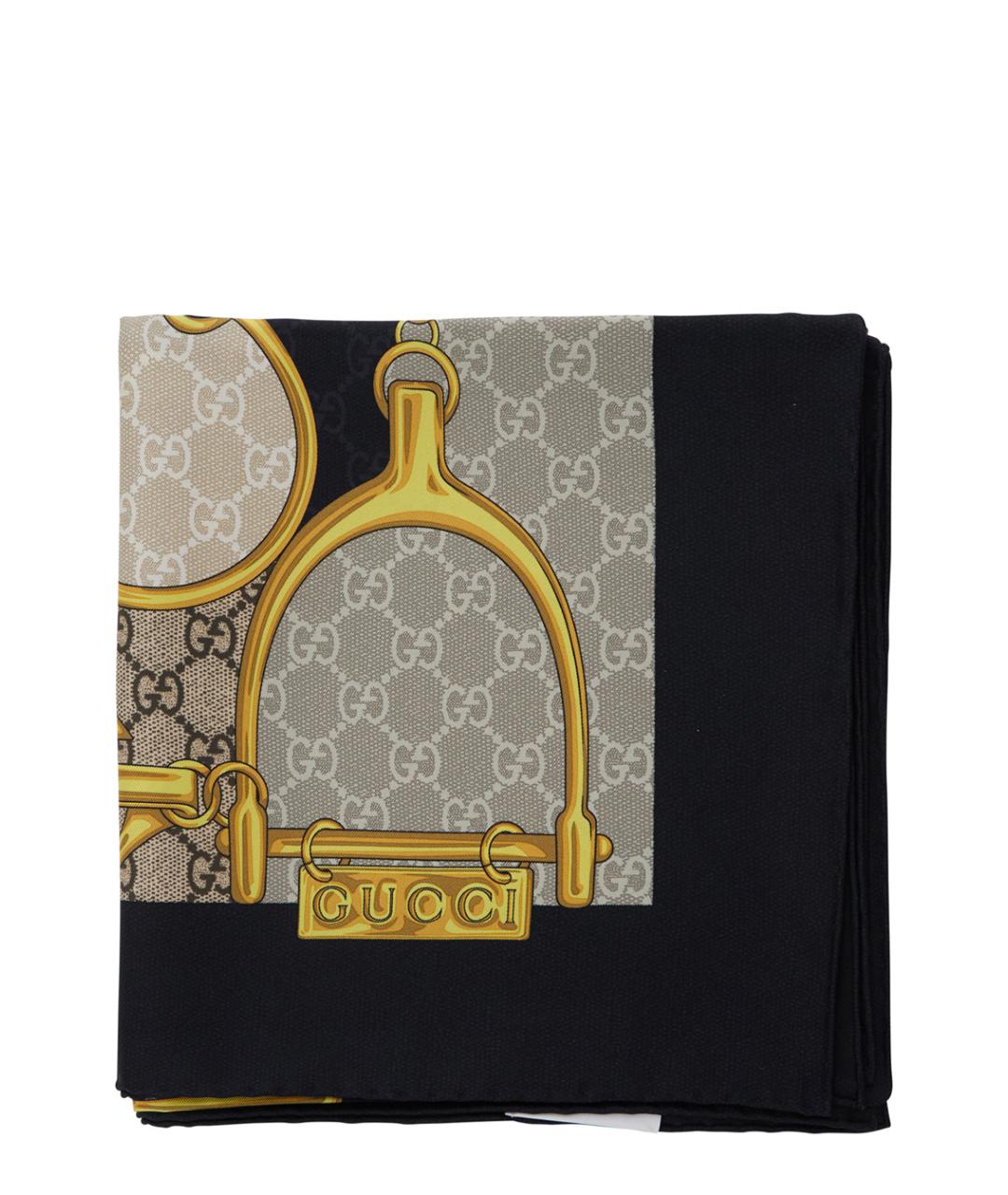 GUCCI Мульти шелковый шарф, фото 1