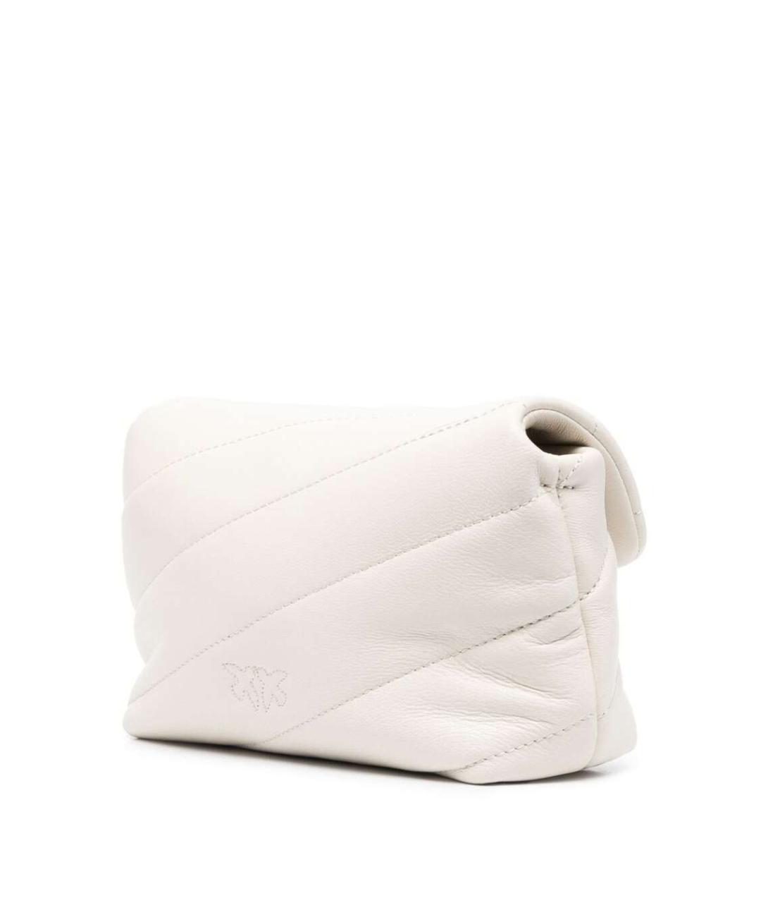 PINKO Белая кожаная сумка через плечо, фото 2
