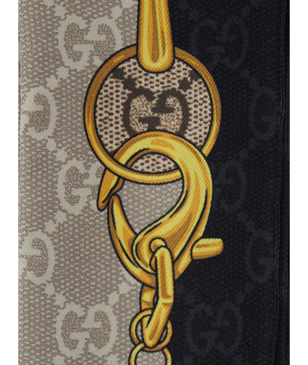 GUCCI Мульти шелковый шарф, фото 3