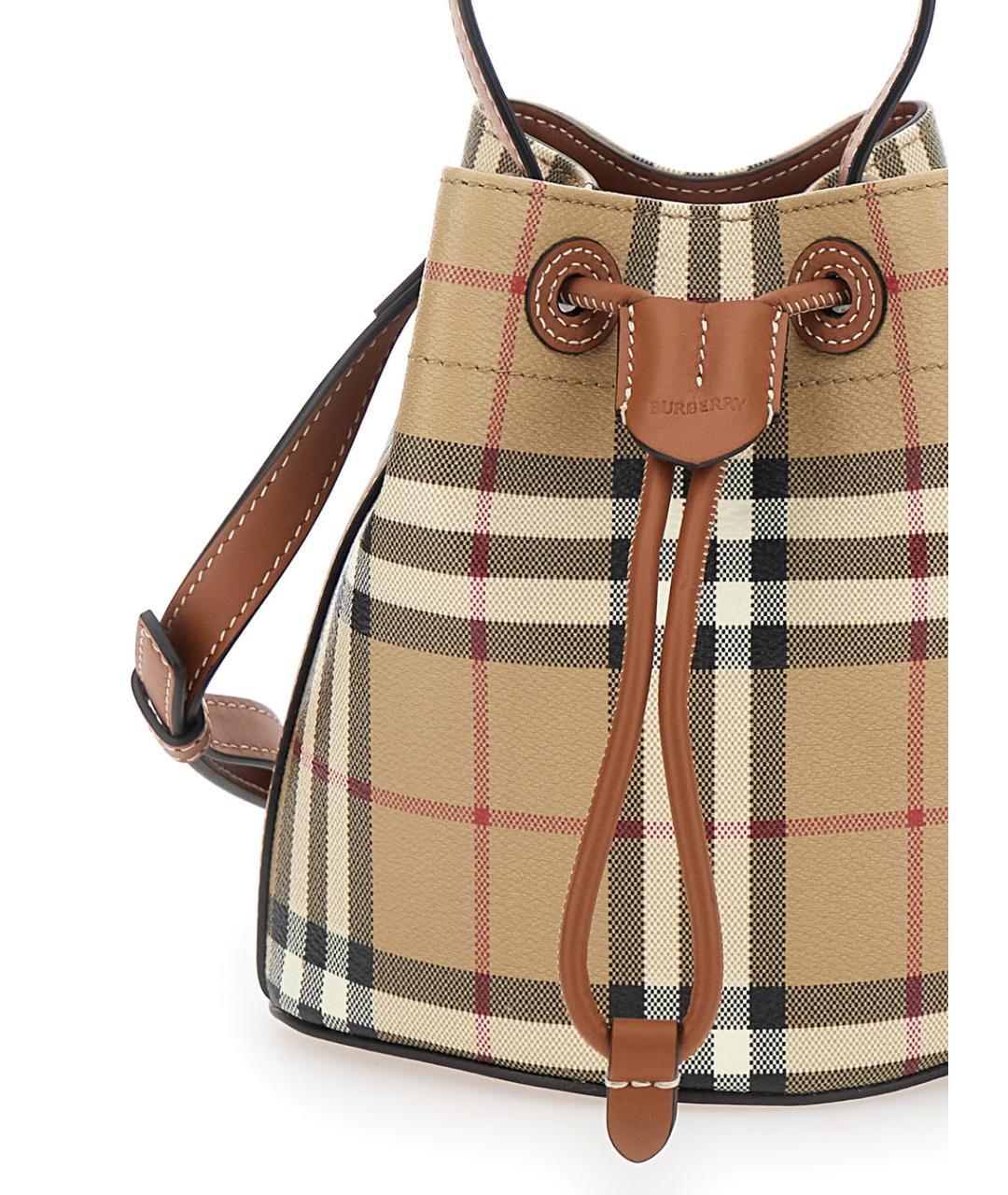 BURBERRY Бежевая сумка с короткими ручками, фото 3