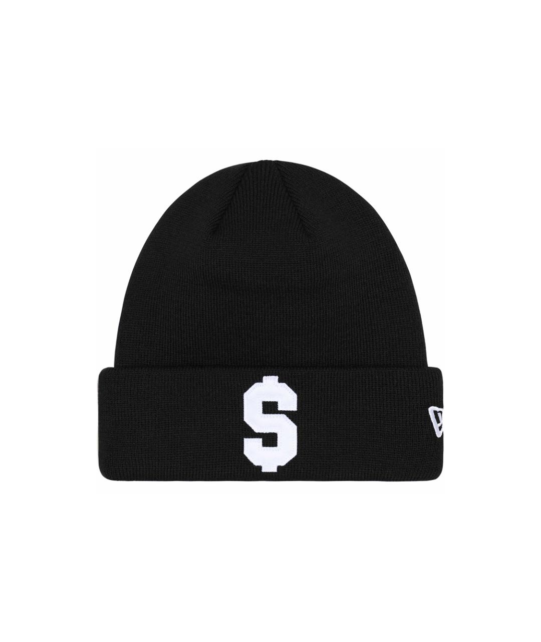 SUPREME Черная синтетическая шапка, фото 1