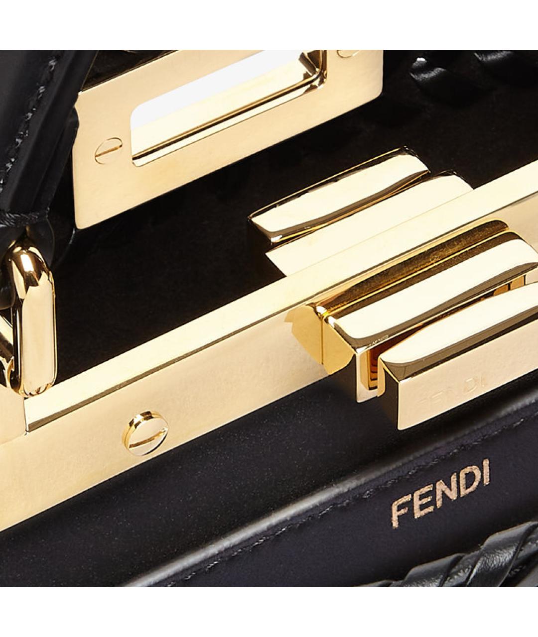 FENDI Черная сумка через плечо, фото 5