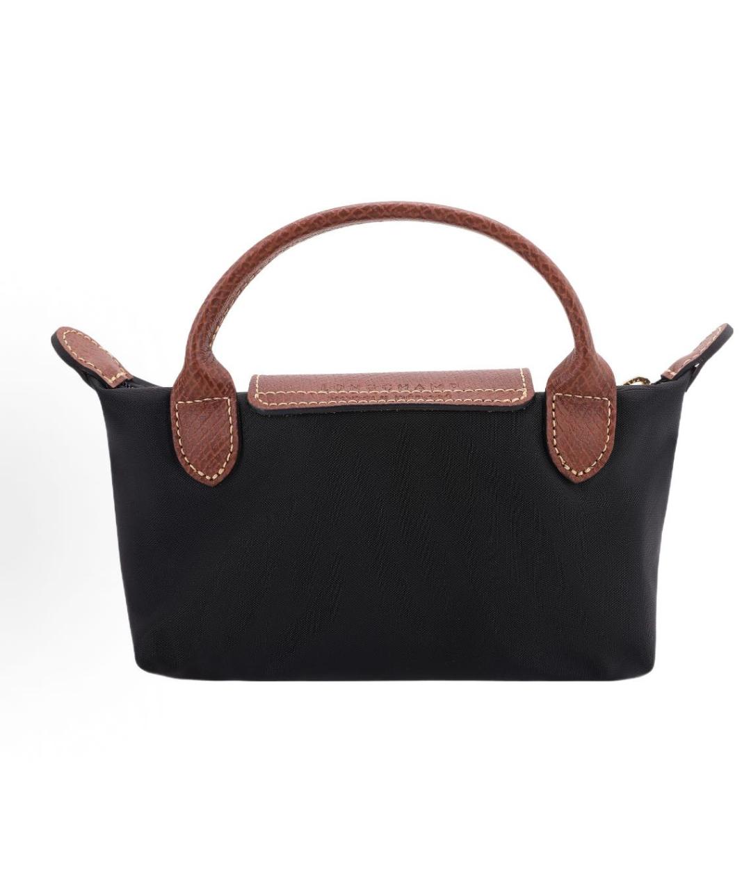 LONGCHAMP Черная сумка с короткими ручками, фото 3