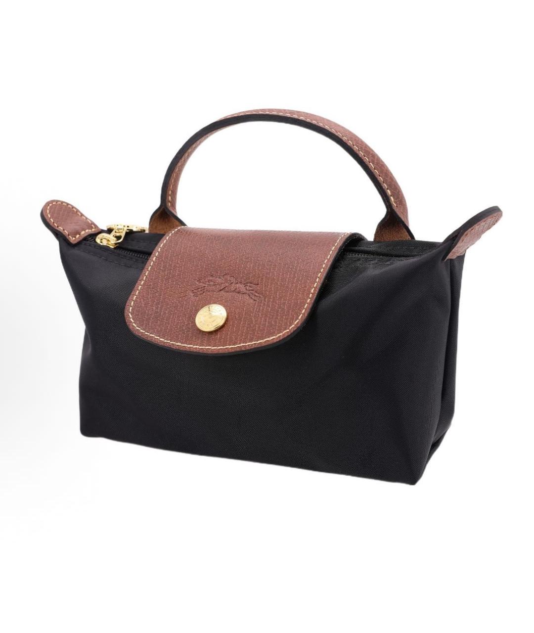 LONGCHAMP Черная сумка с короткими ручками, фото 2