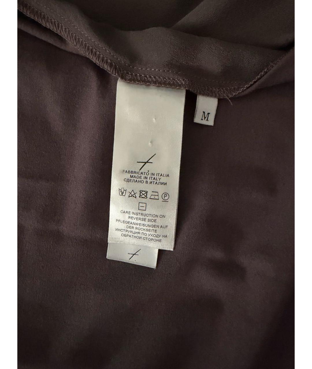 FALCONERI Коричневая шелковая рубашка, фото 5