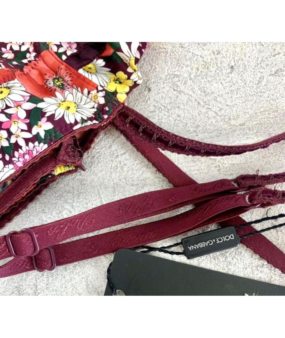 DOLCE&GABBANA Мульти полиэстеровая майка, фото 4