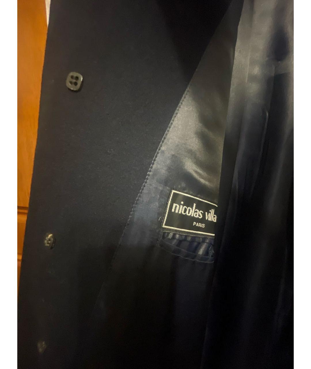 LORO PIANA Темно-синее кашемировое пальто, фото 5