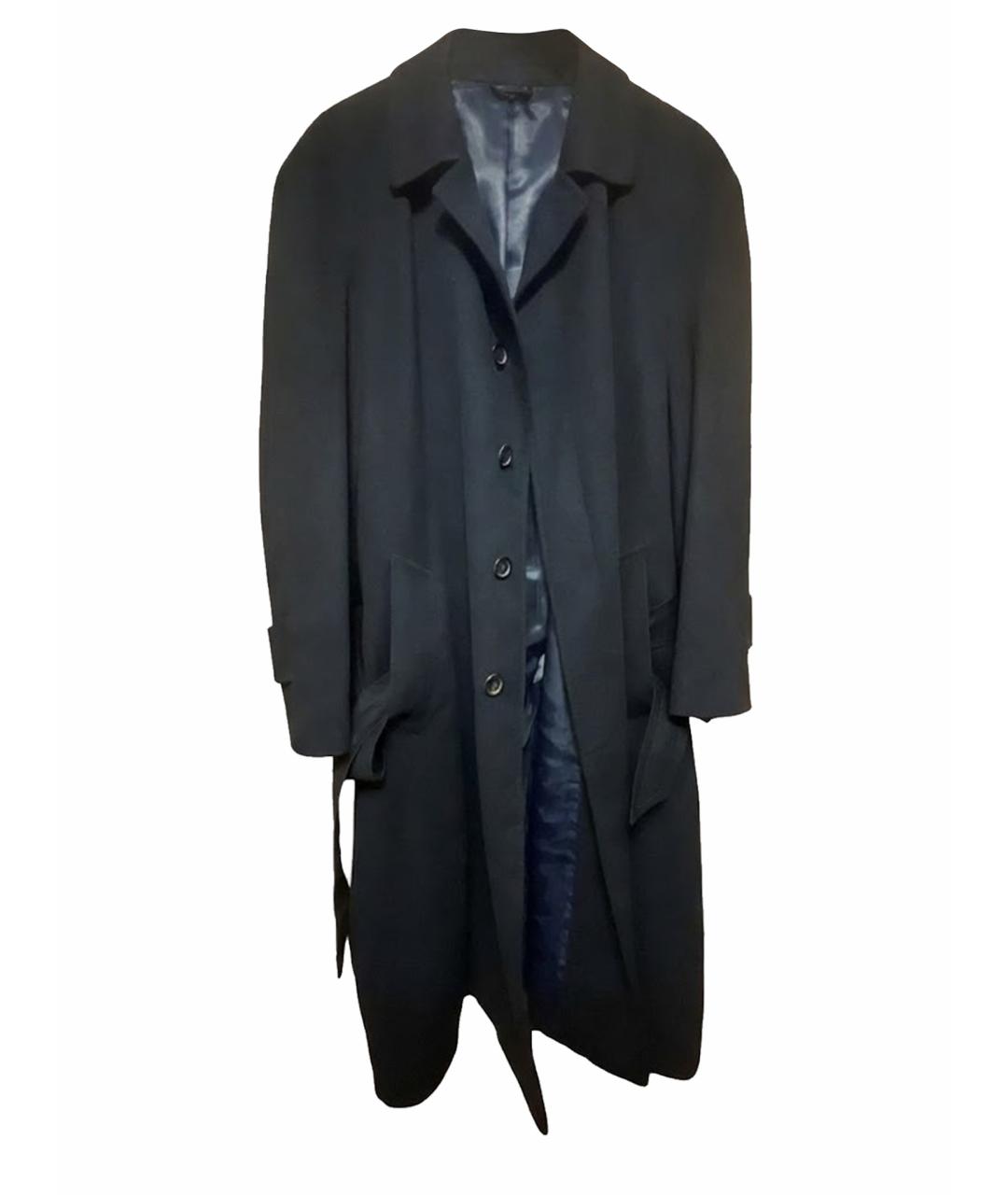 LORO PIANA Темно-синее кашемировое пальто, фото 1