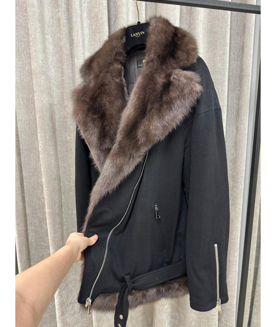 PAOLO MORETTI Черная кашемировая куртка, фото 8