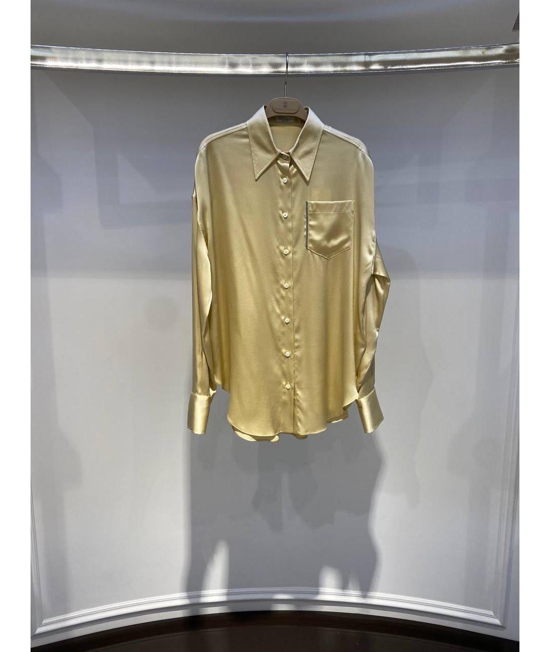 BRUNELLO CUCINELLI Бежевая блузы, фото 3