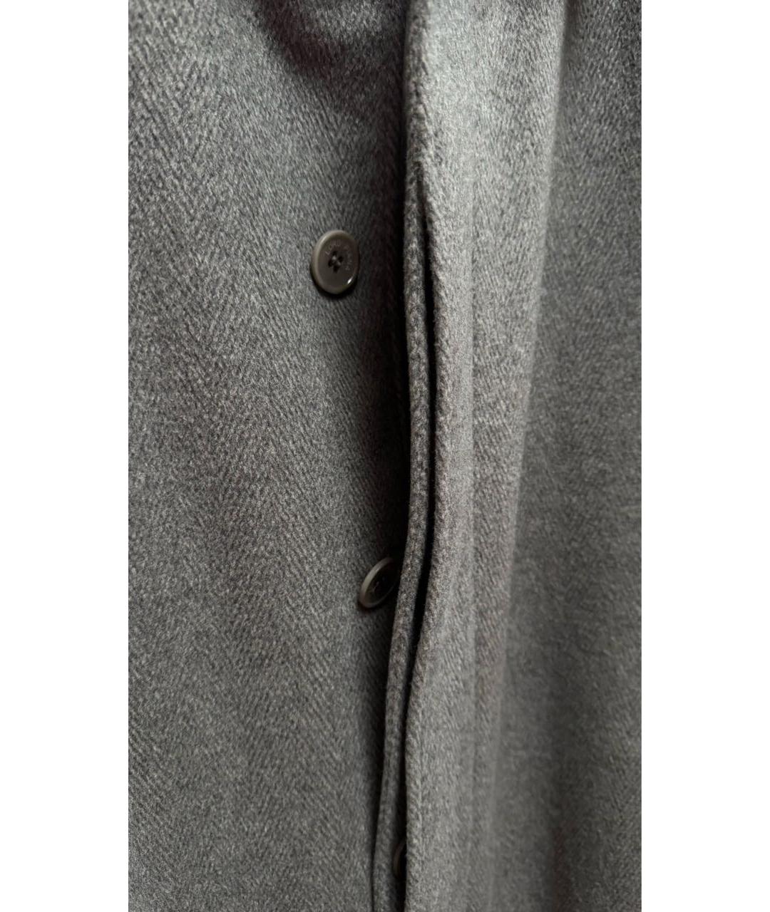 LORO PIANA Серое кашемировое пальто, фото 3
