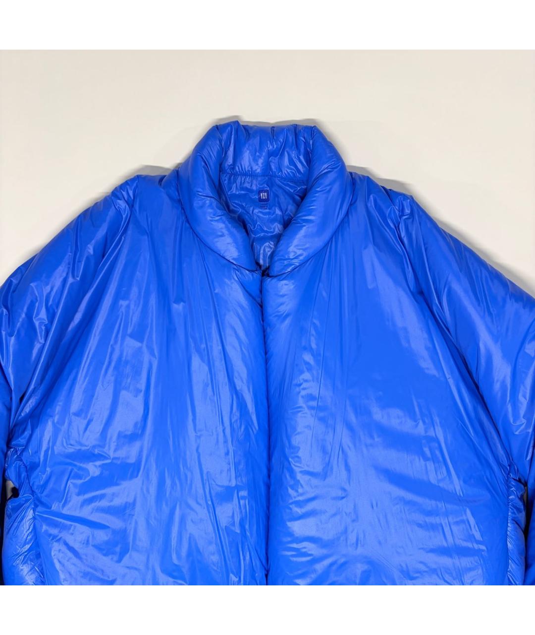 YEEZY Синий синтетический пуховик, фото 3