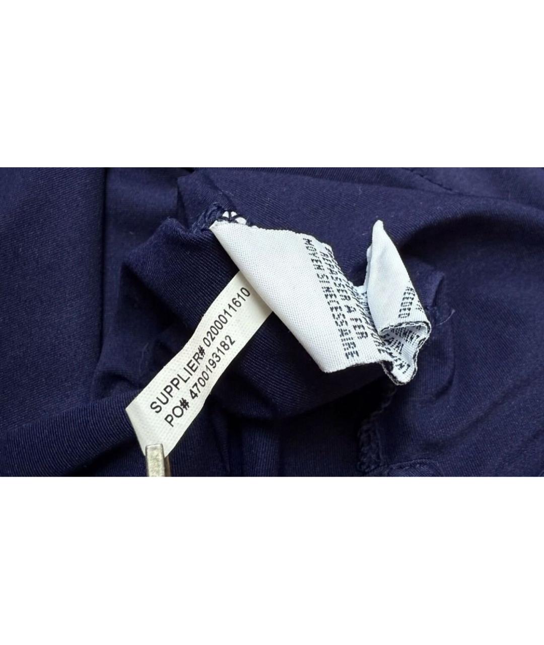 POLO RALPH LAUREN Синее синтетическое поло с коротким рукавом, фото 5