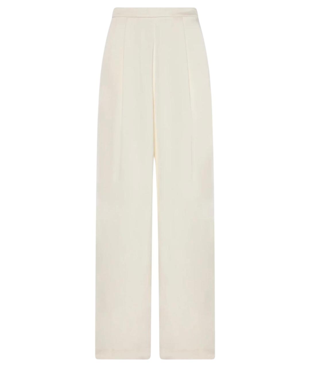 THE ROW Белые прямые брюки, фото 1