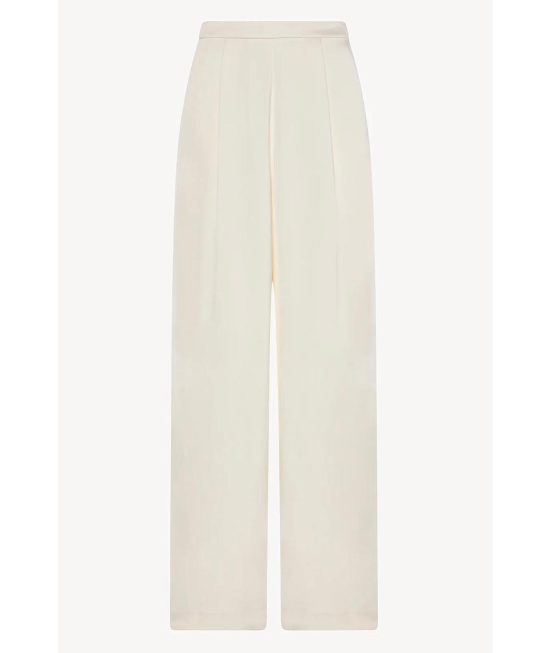 THE ROW Белые прямые брюки, фото 6