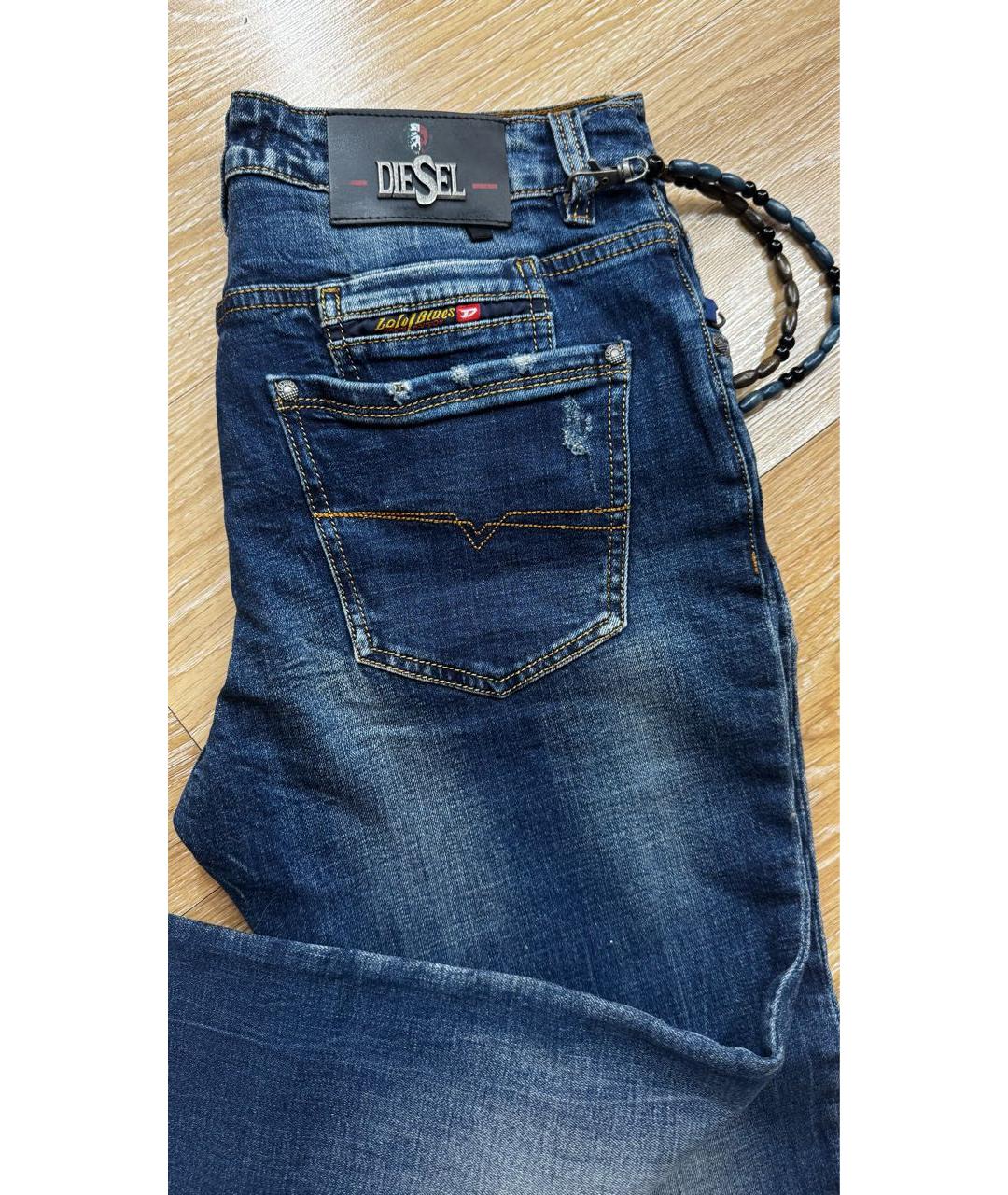 DIESEL Синие прямые джинсы, фото 2