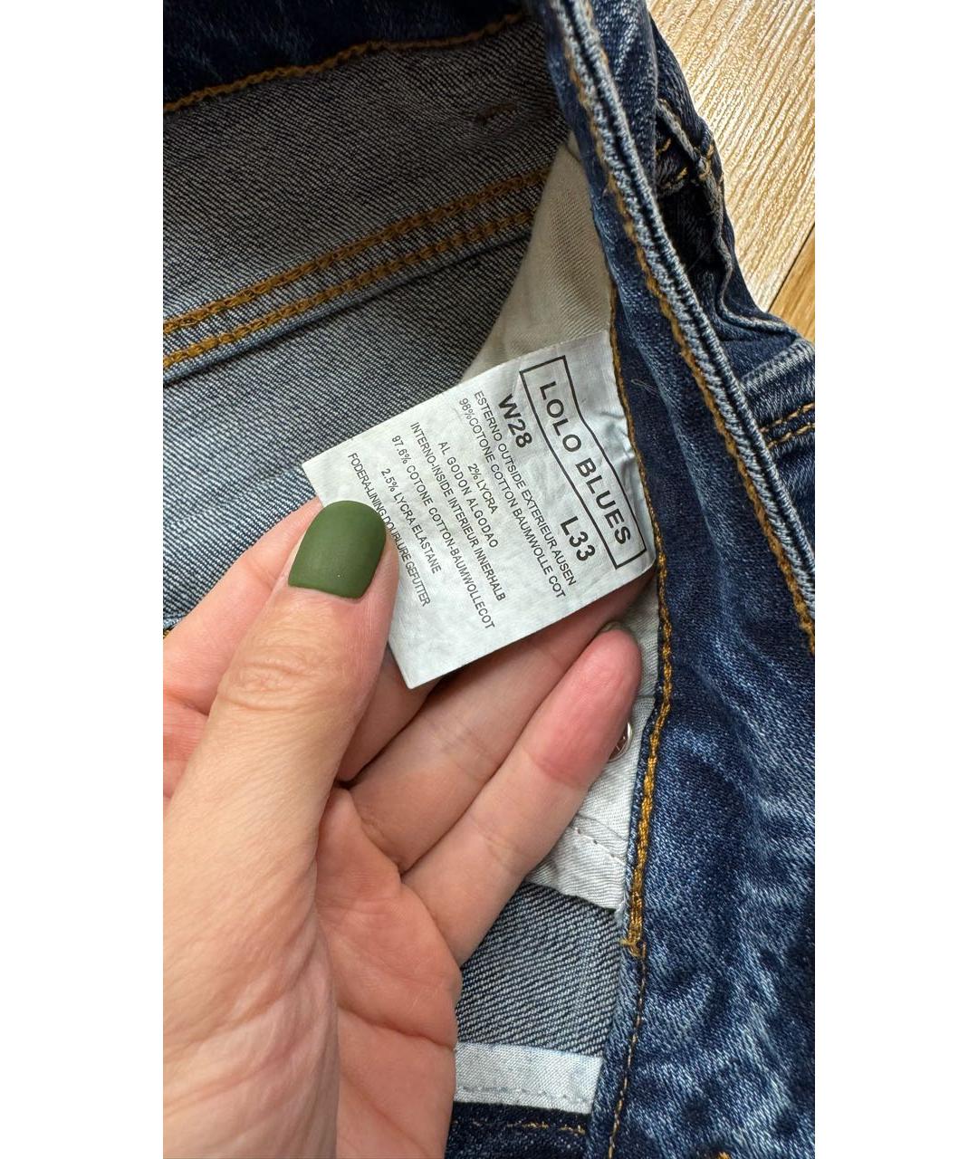 DIESEL Синие прямые джинсы, фото 3