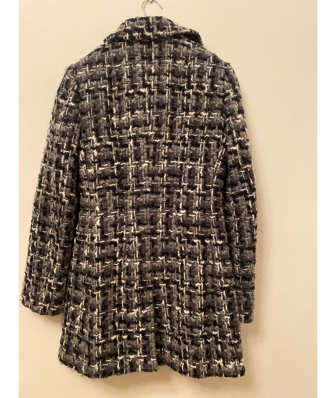 DOLCE&GABBANA Серое шерстяное пальто, фото 2