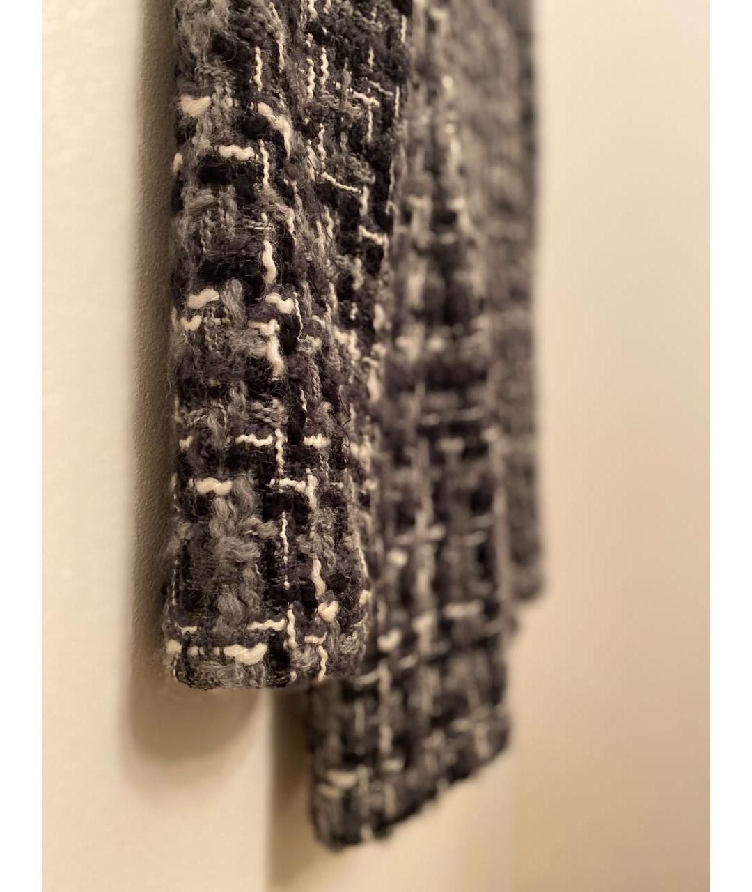 DOLCE&GABBANA Серое шерстяное пальто, фото 4