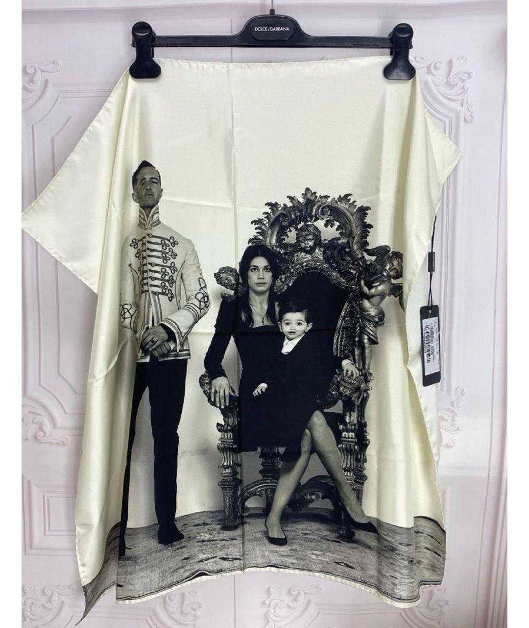 DOLCE&GABBANA Мульти шелковый платок, фото 3