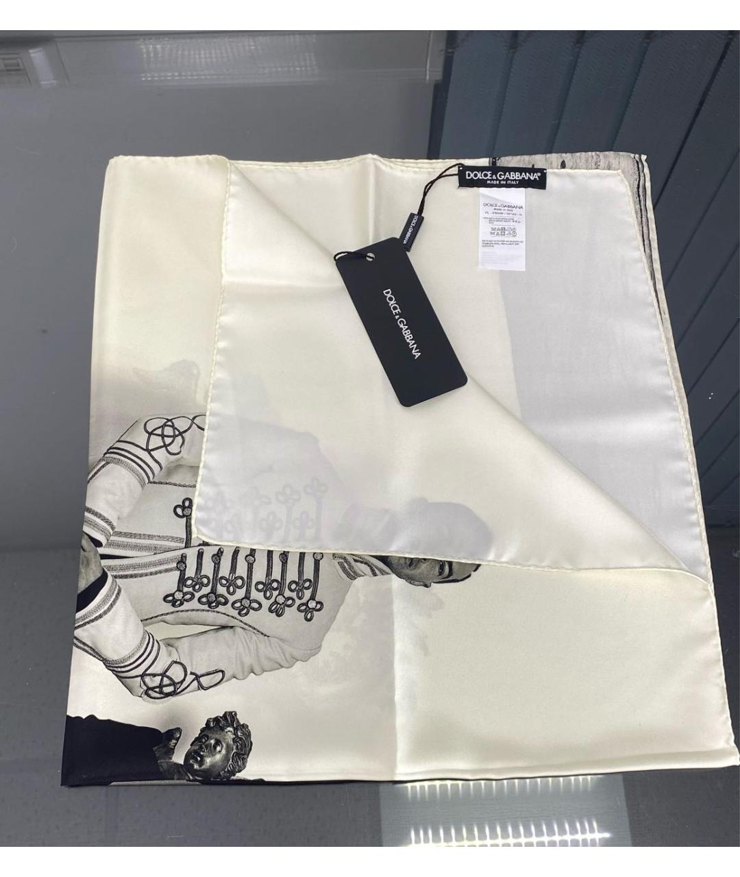 DOLCE&GABBANA Мульти шелковый платок, фото 2