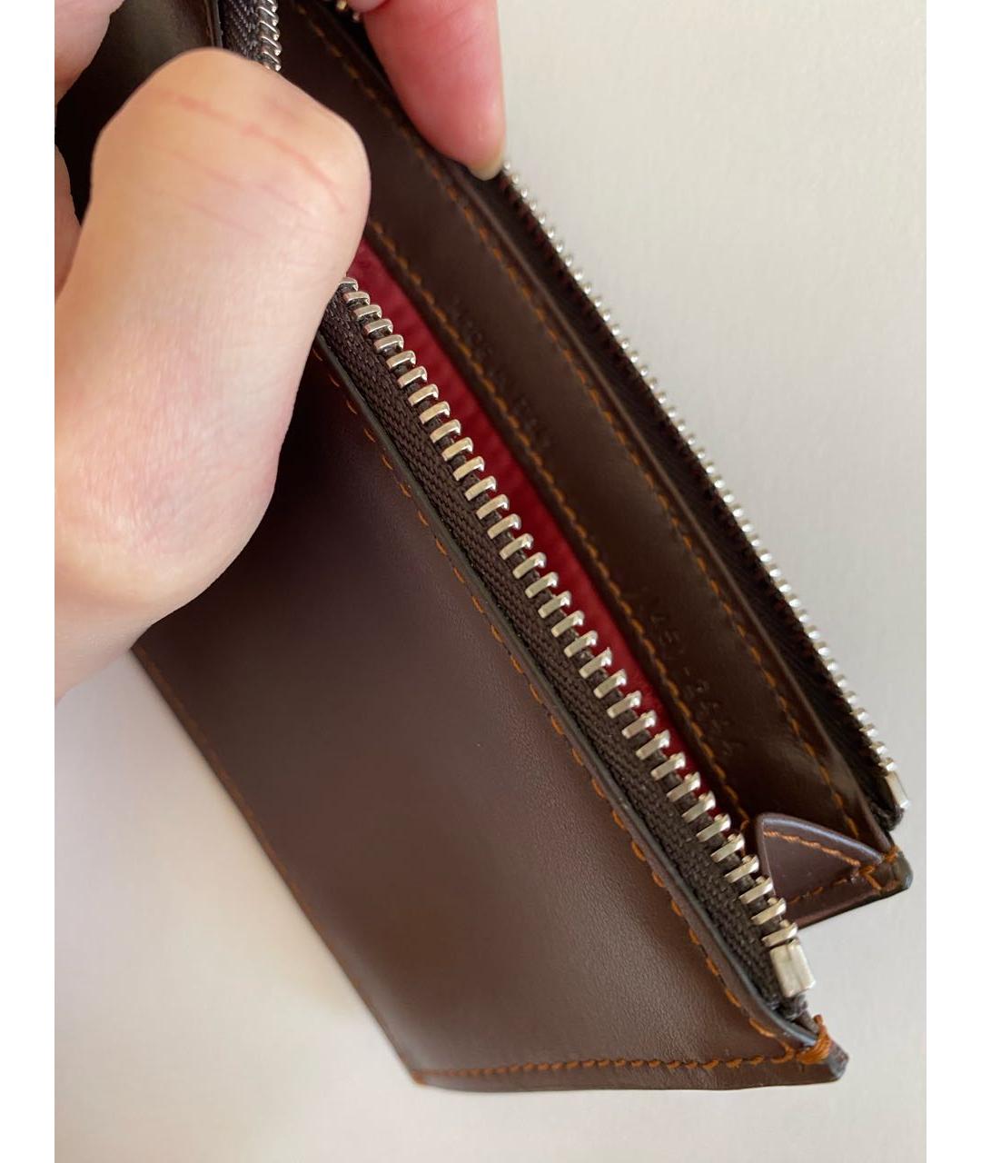 ETRO Коричневый кожаный кардхолдер, фото 3