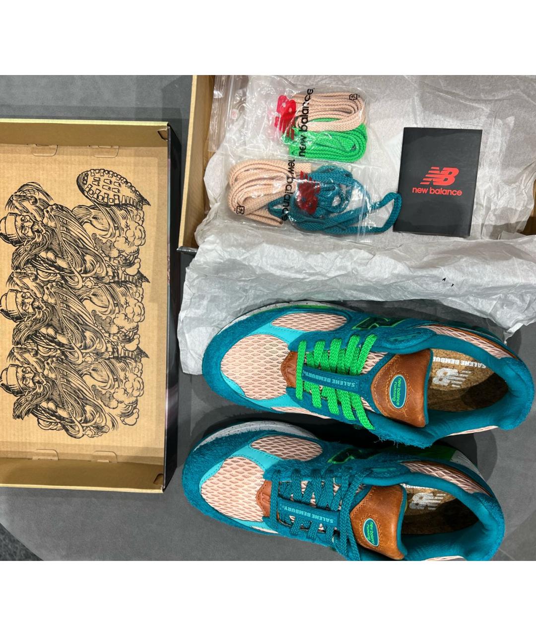 NEW BALANCE Мульти замшевые низкие кроссовки / кеды, фото 5