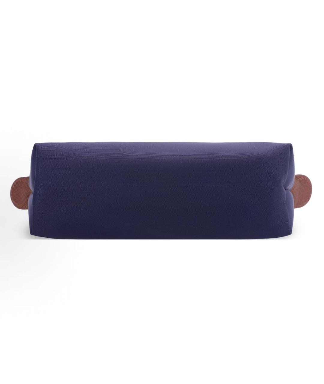 LONGCHAMP Темно-синяя сумка с короткими ручками, фото 4