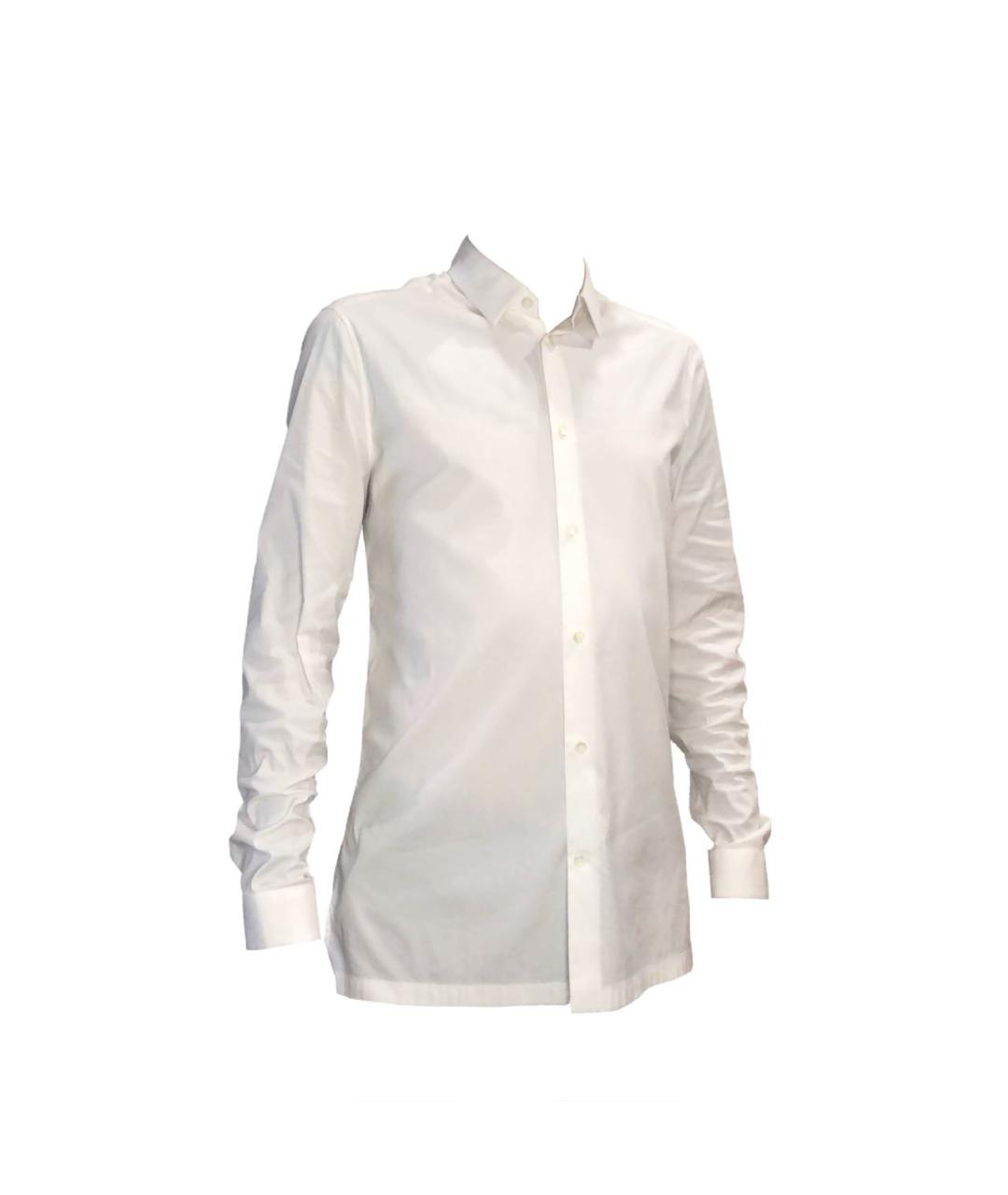 BALENCIAGA Белая хлопковая классическая рубашка, фото 6