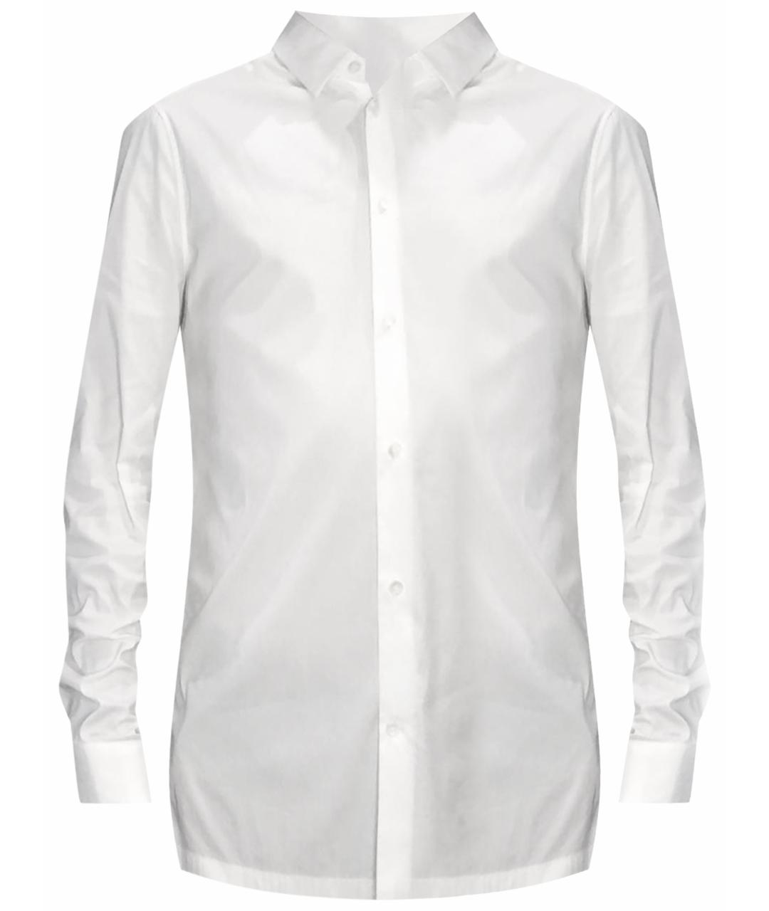 BALENCIAGA Белая хлопковая классическая рубашка, фото 1