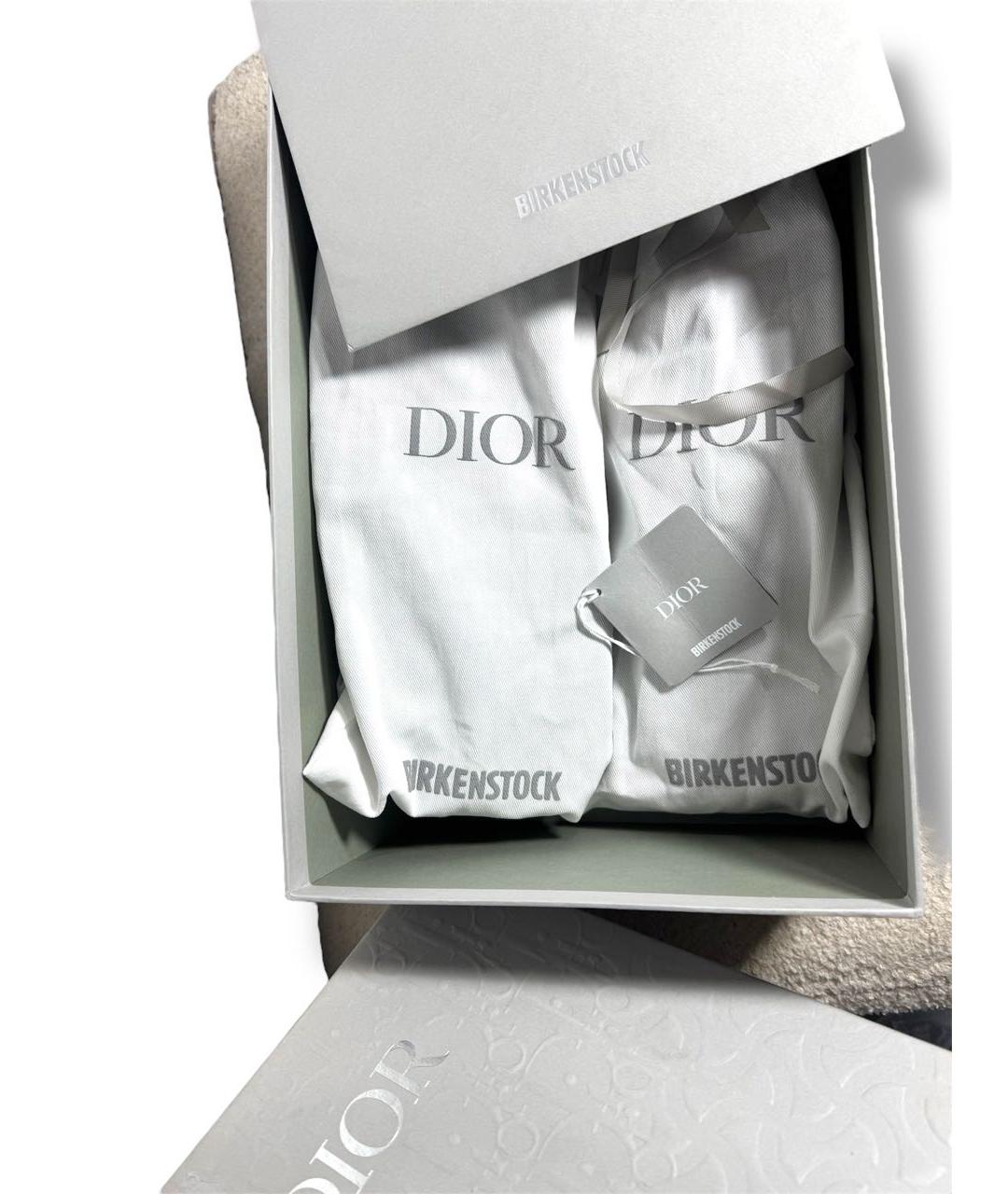 CHRISTIAN DIOR Зеленые замшевые сандалии, фото 8