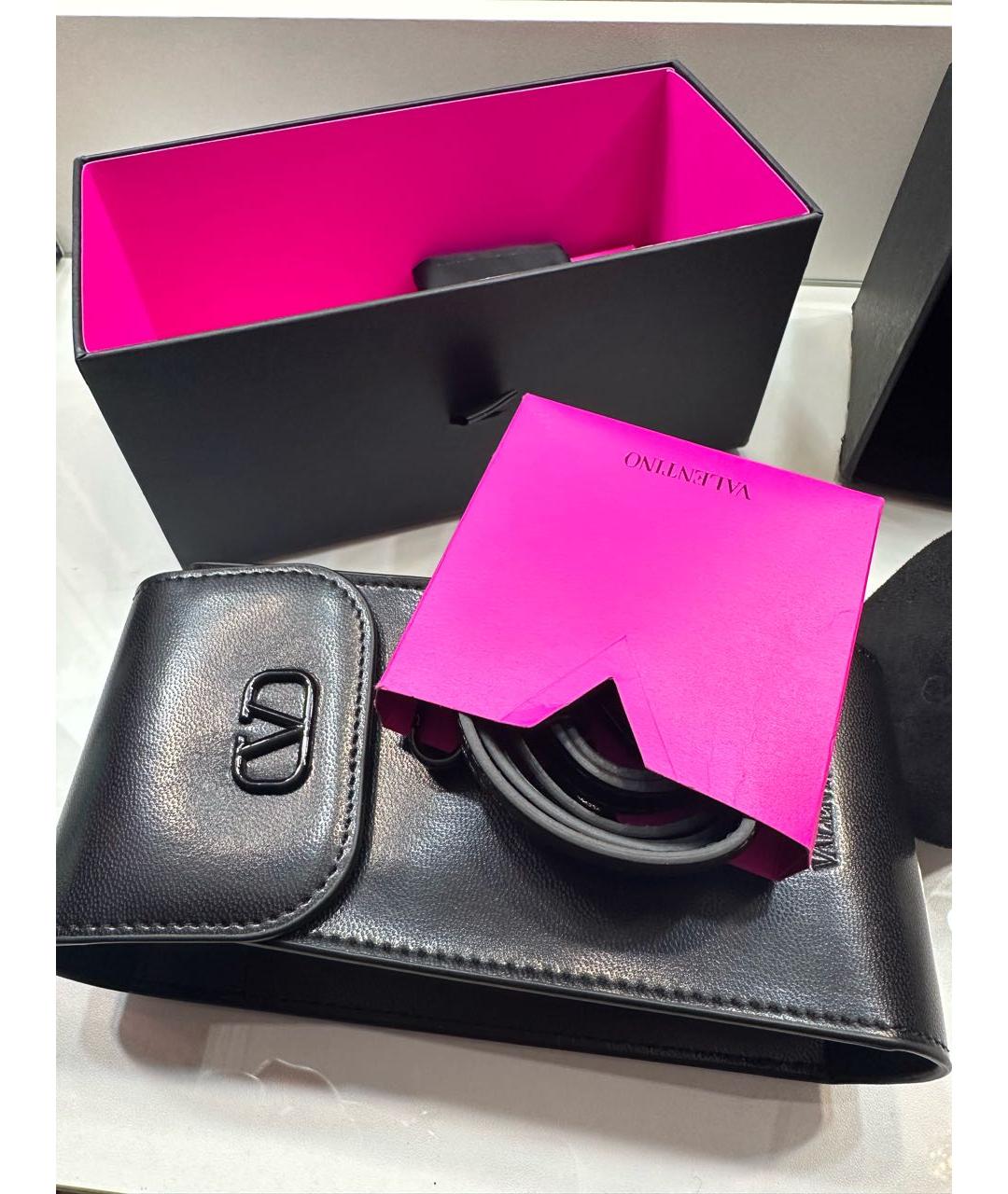 VALENTINO Черные солнцезащитные очки, фото 5