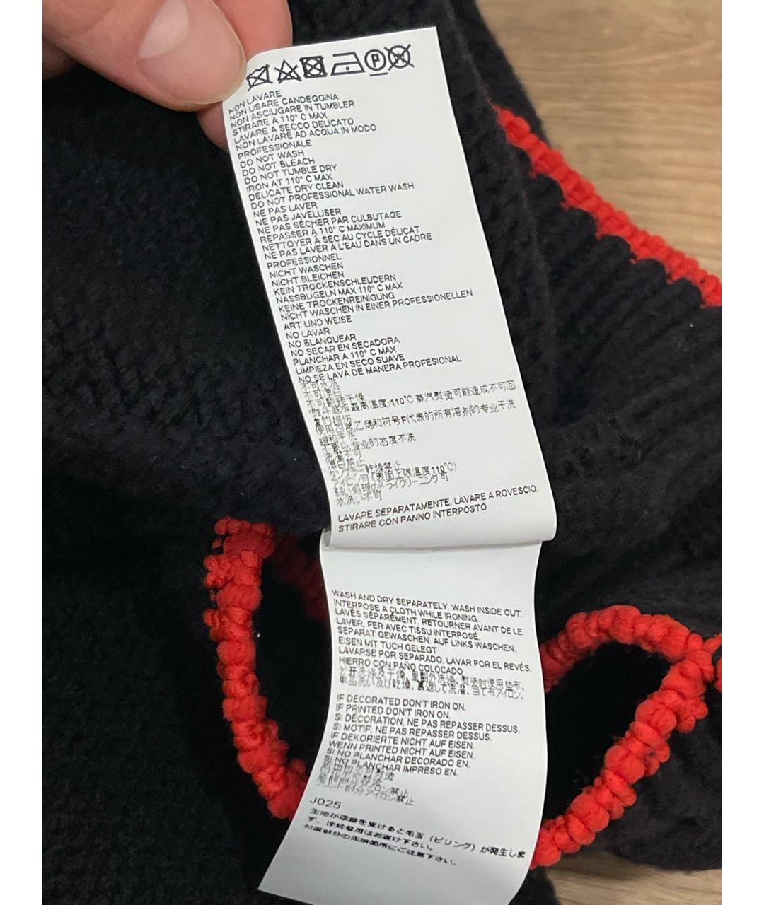 DSQUARED2 Темно-синий шерстяной джемпер / свитер, фото 8