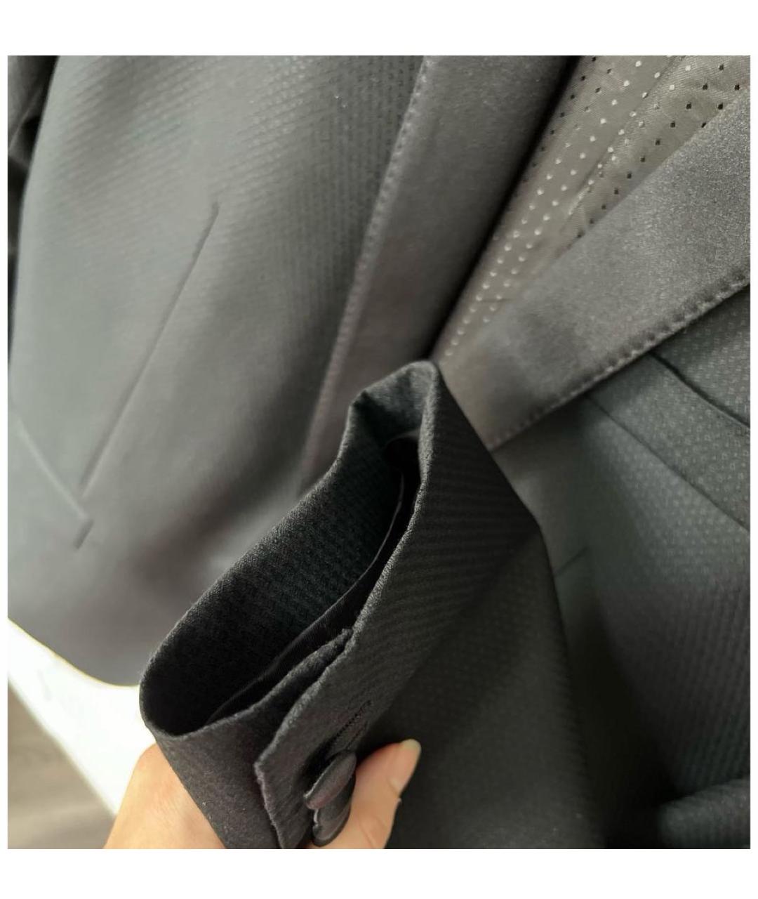 DOLCE&GABBANA Черный шерстяной пиджак, фото 6